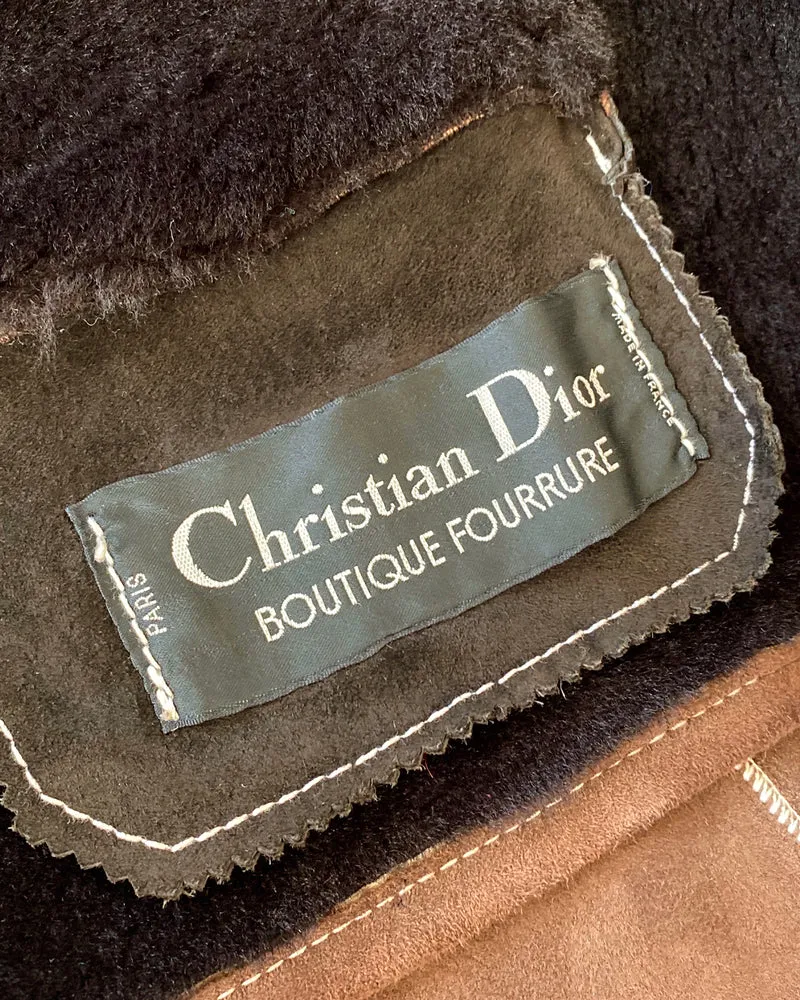 80s Dior Shearling Jacket | S-M