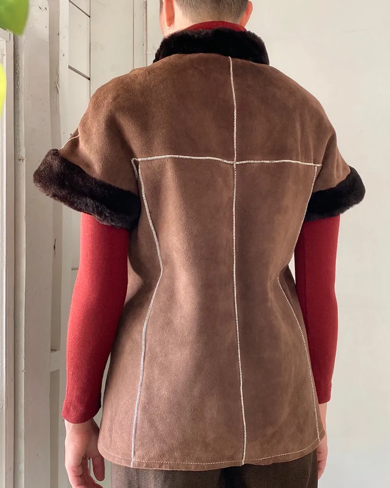 80s Dior Shearling Jacket | S-M