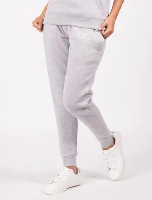 Albany Slim Fit Cuffed Joggers In Light Grey Marl - Tokyo Laundry Active