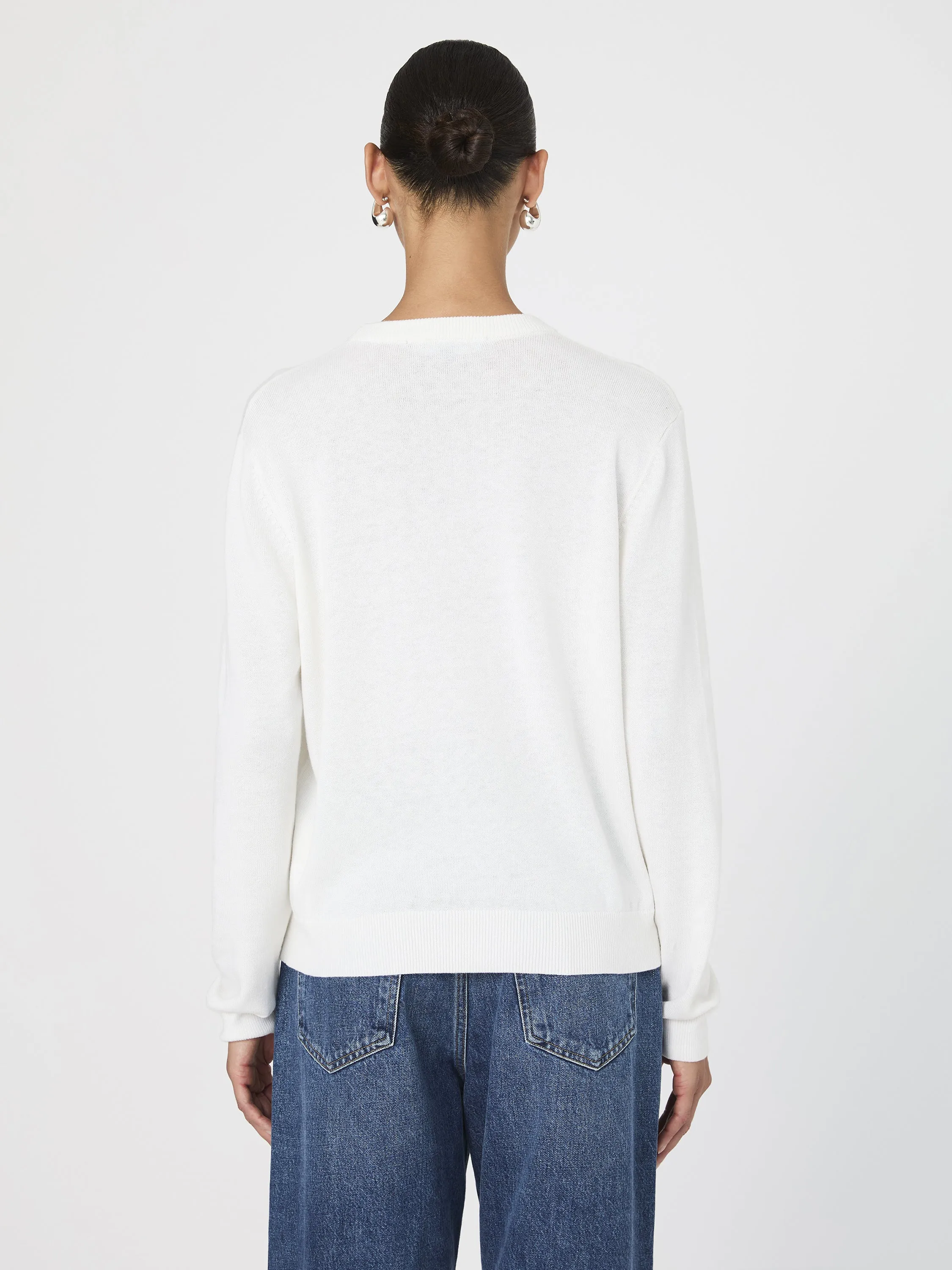 Cashmere Blend Embroidered Sweater