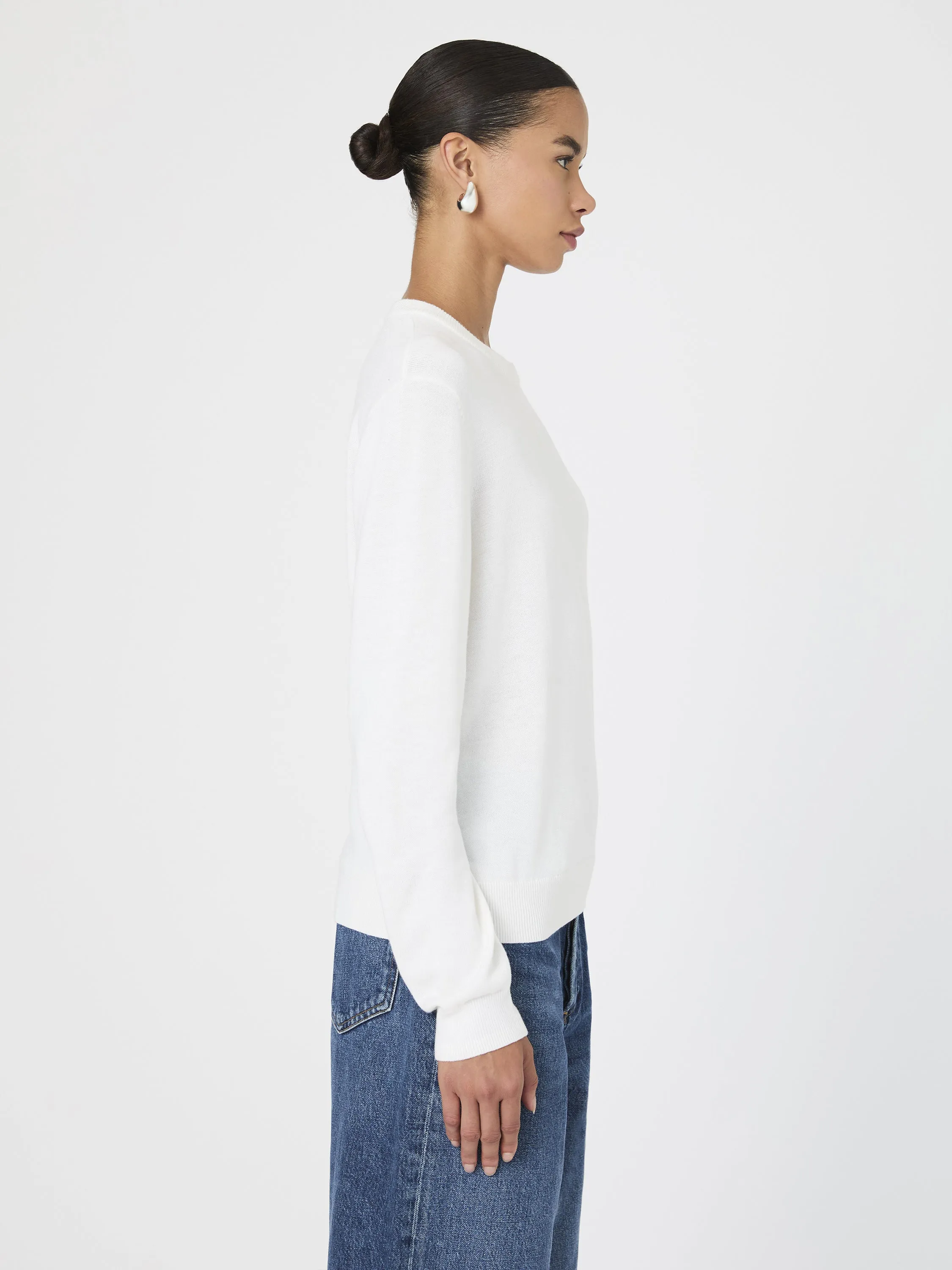 Cashmere Blend Embroidered Sweater