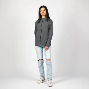 CHARCOAL | Women Hooded Winterproof Jacket