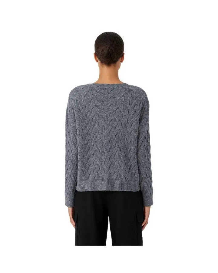 Eileen Fisher Cashmere Blend Cable Knit Pullover