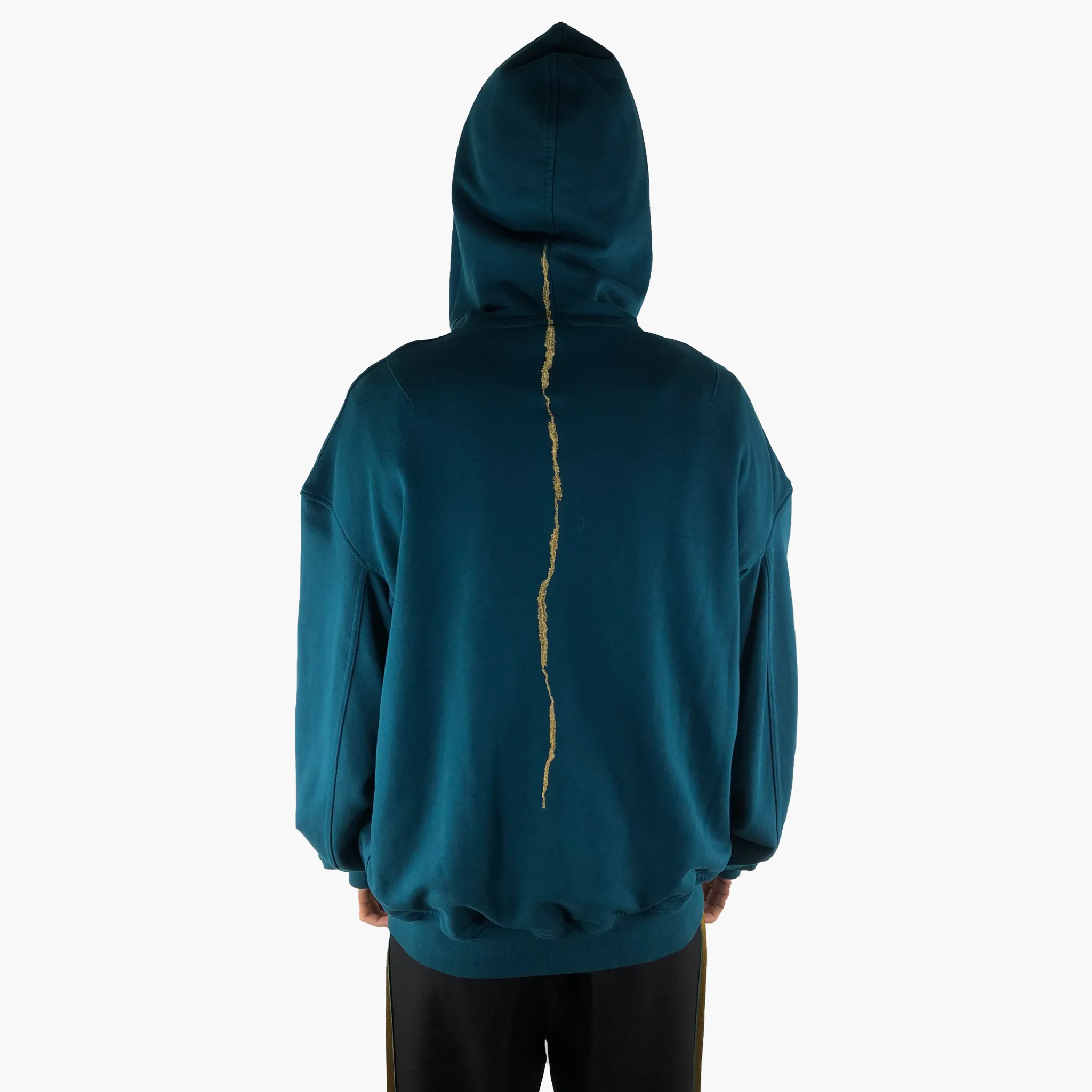 Embroidered Turquoise Perth Hoodie