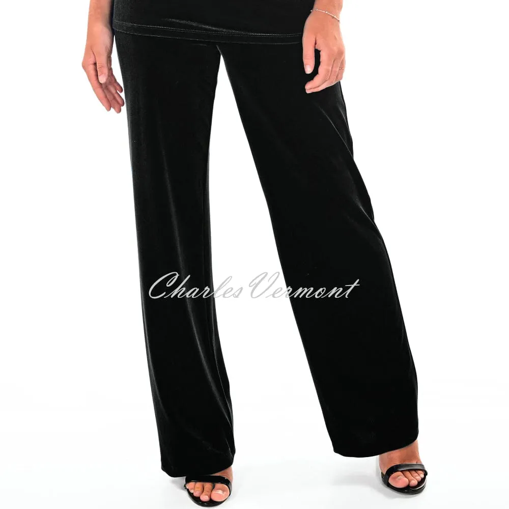 Frank Lyman Velour Trouser - Style 234344 (Black)