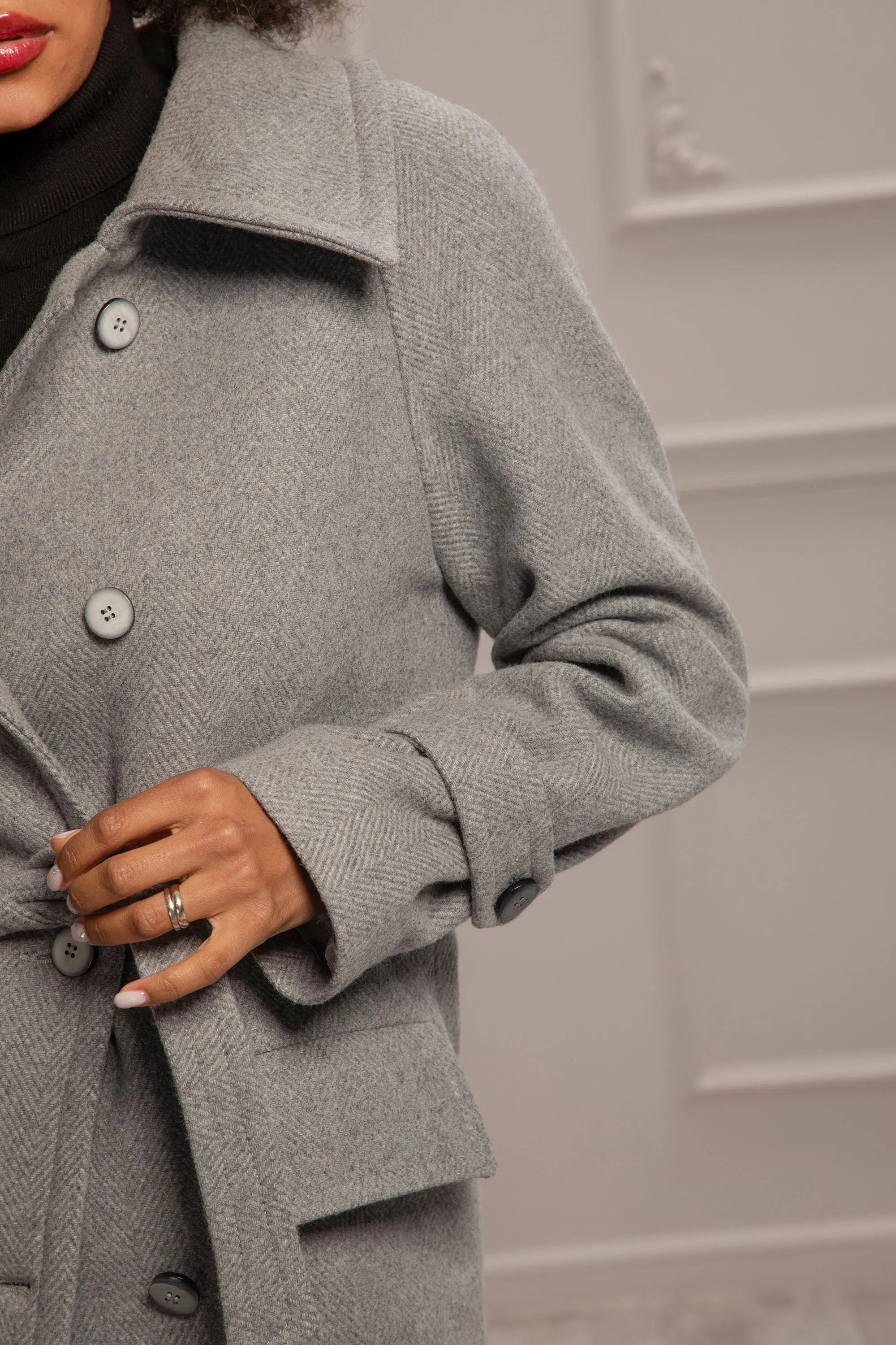 FRONT POCKETS COAT