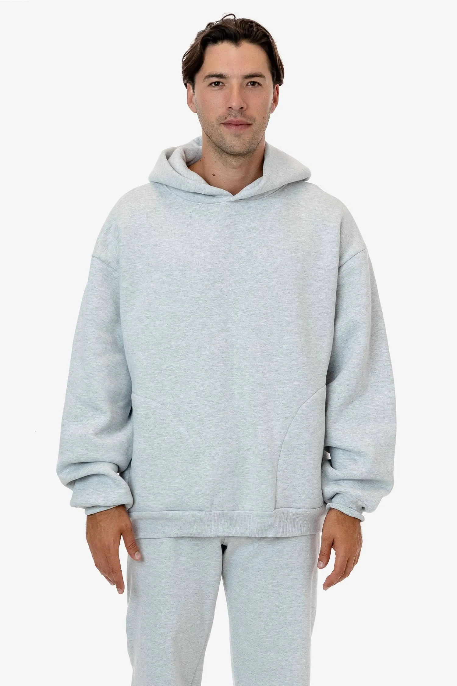 HFX409 - Heavy Fleece Wide Hoodie (Piece Dye)