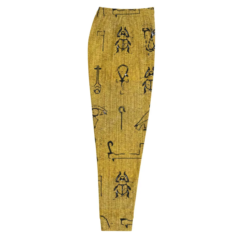 Hieroglyph Yellow Men's Joggers