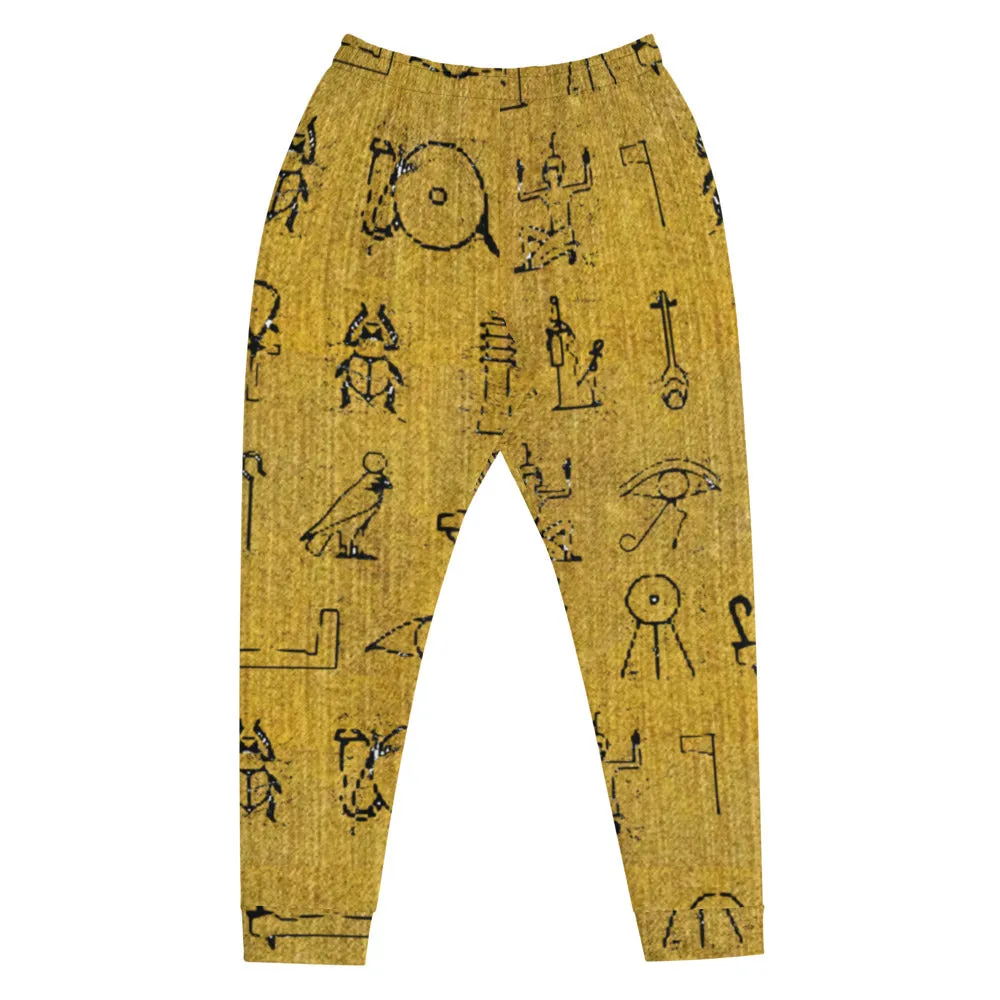 Hieroglyph Yellow Men's Joggers