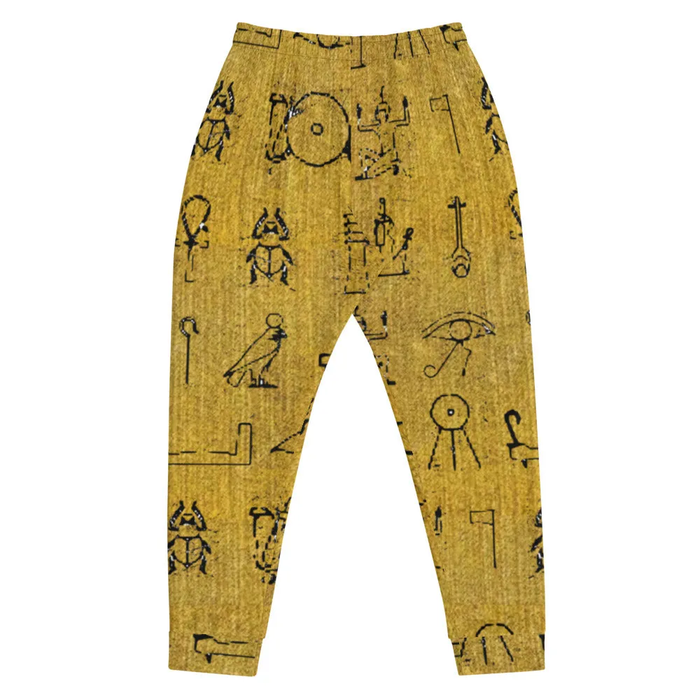 Hieroglyph Yellow Men's Joggers