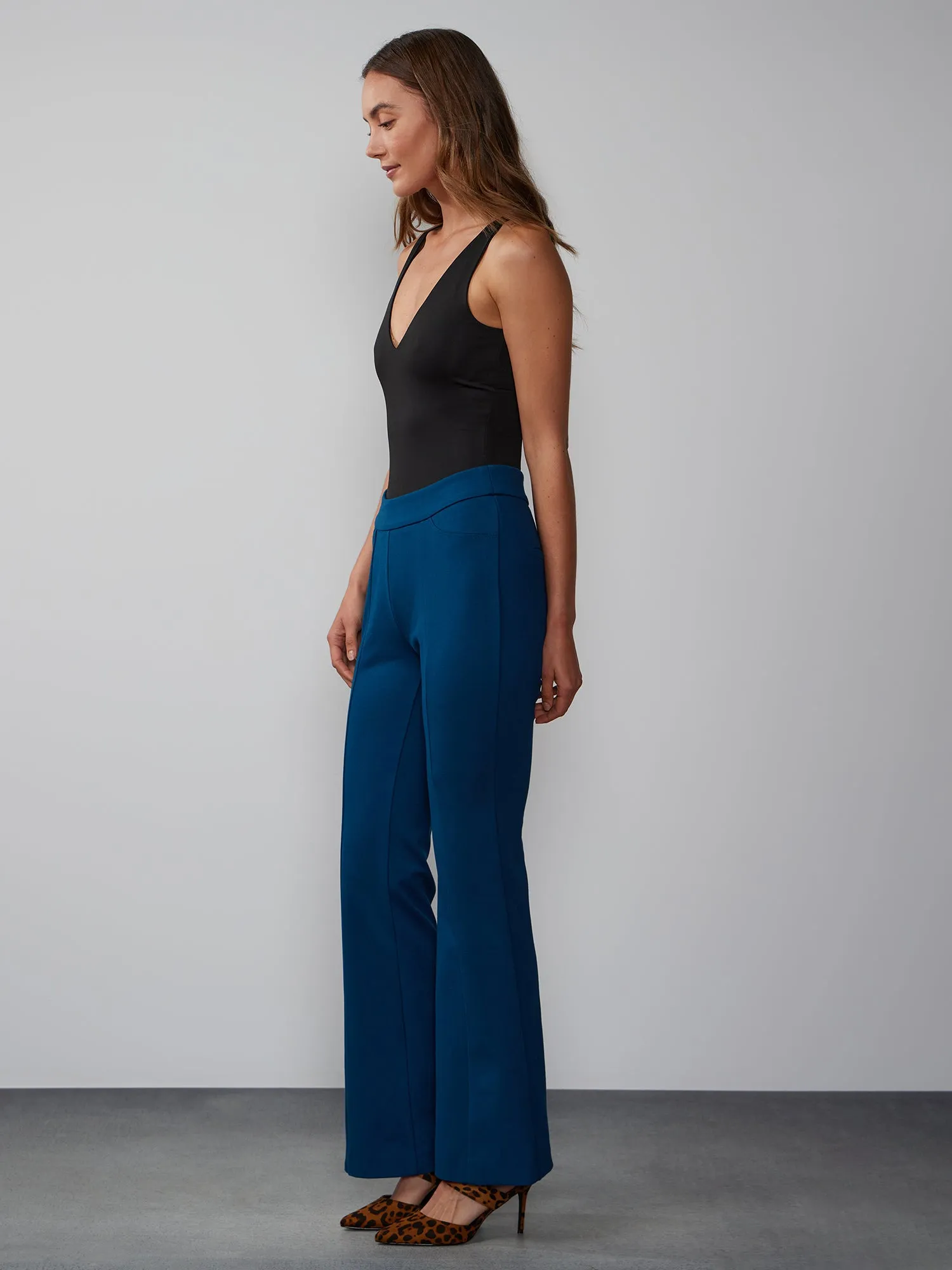 High Rise Bootcut Ponte Pant