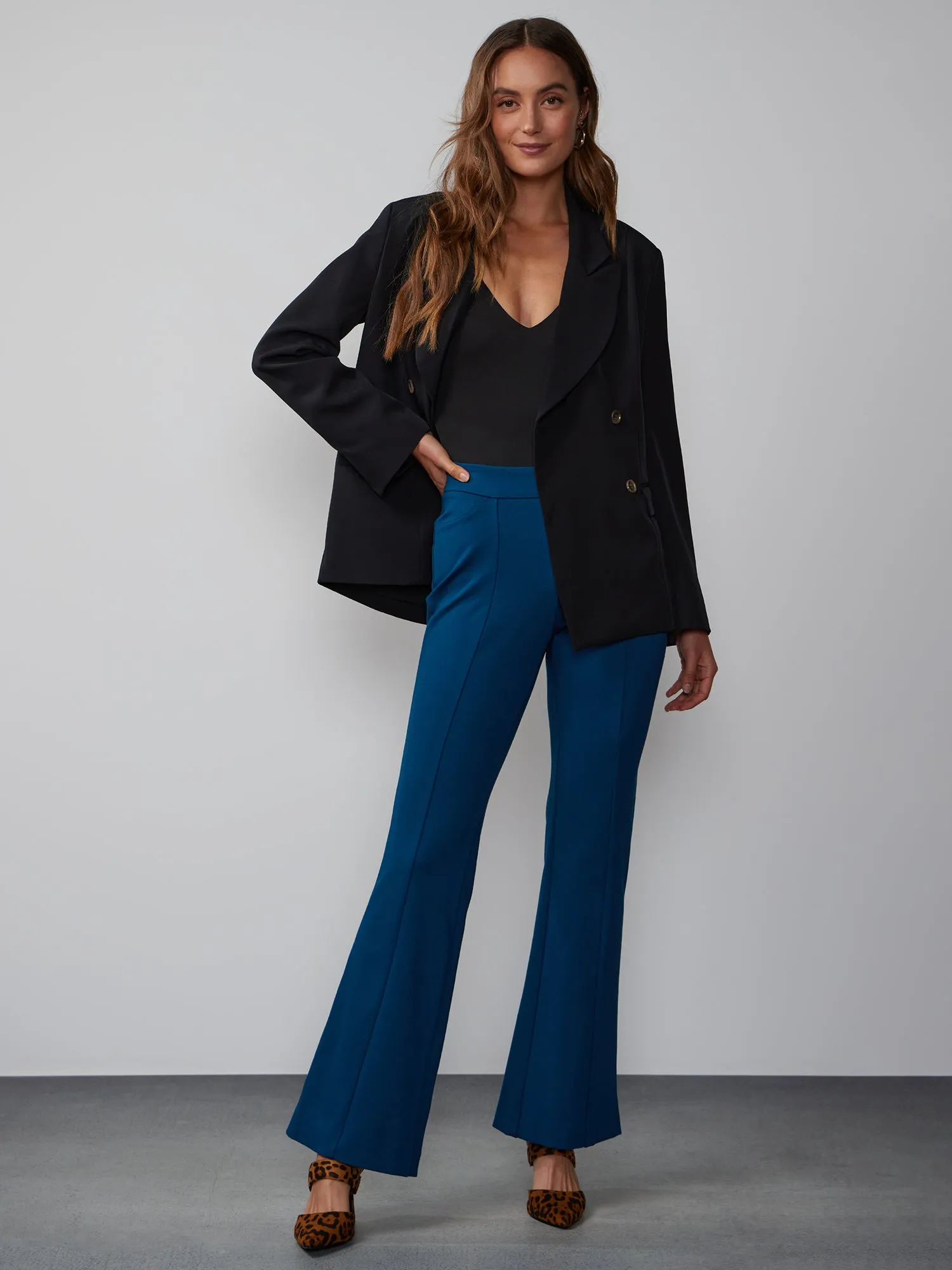 High Rise Bootcut Ponte Pant