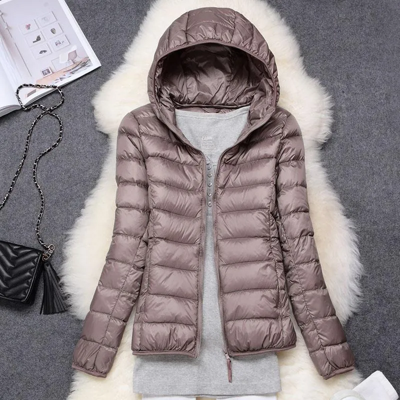 Ivyshape | Cozy Hooded Down Jacket