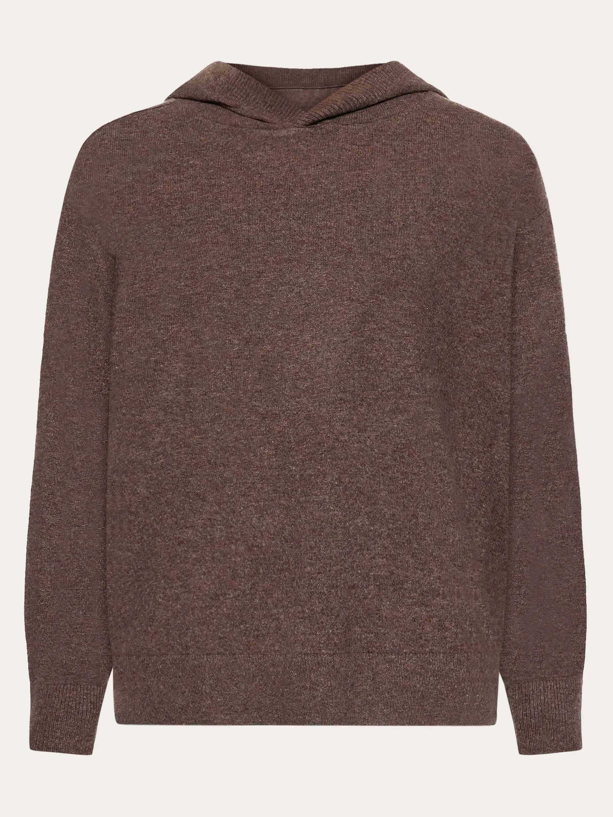 Lambswool hood knit - RWS - Demitasse (brown)