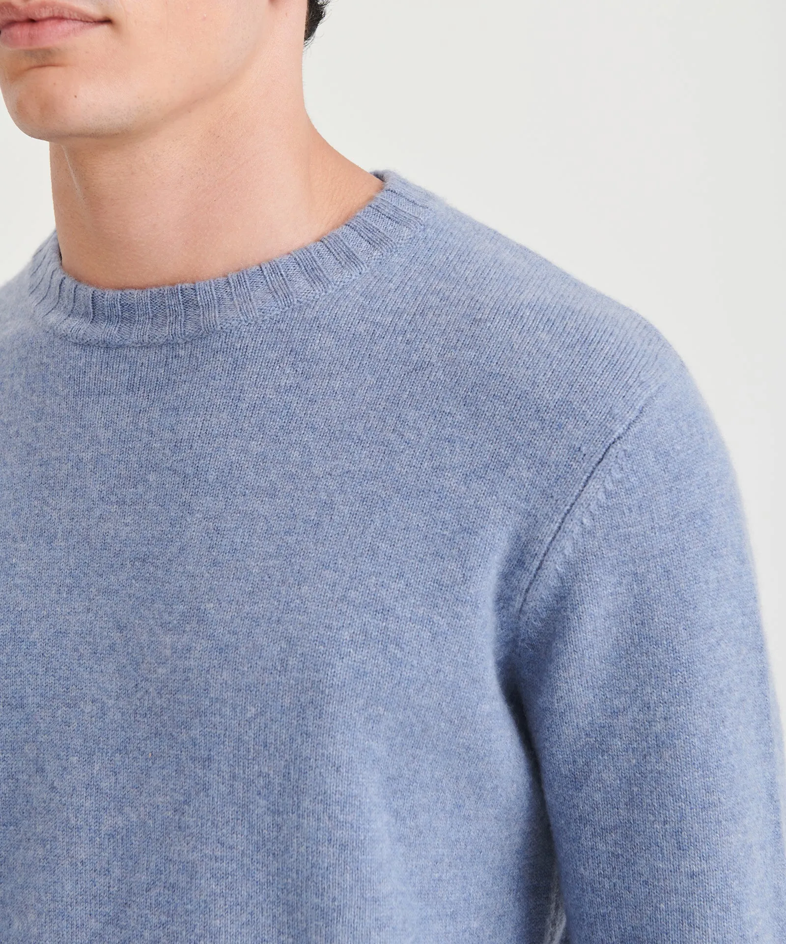 Luxe Cashmere Crewneck Sweater