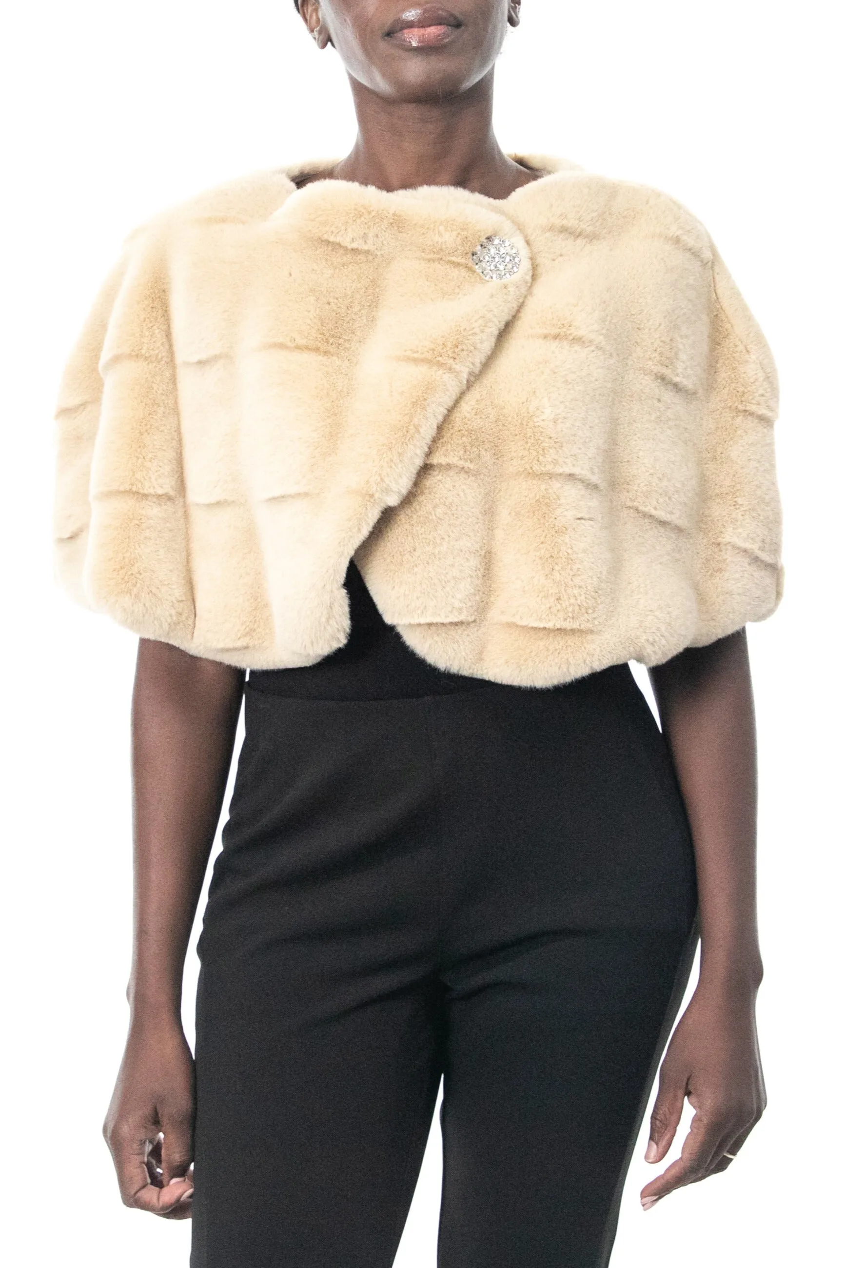 Nina Leonard Faux Fur