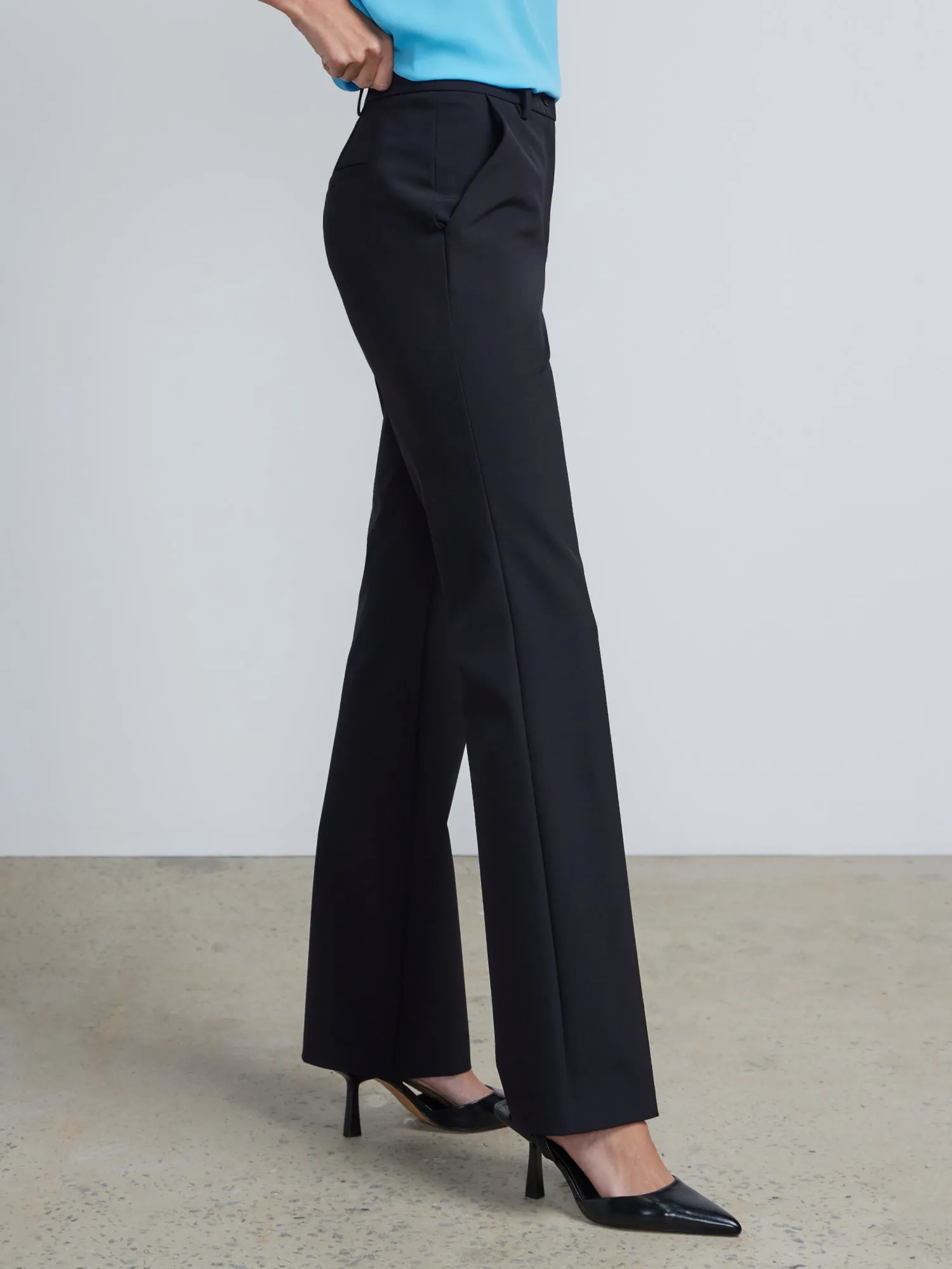 Petite High Rise Bootcut Pant