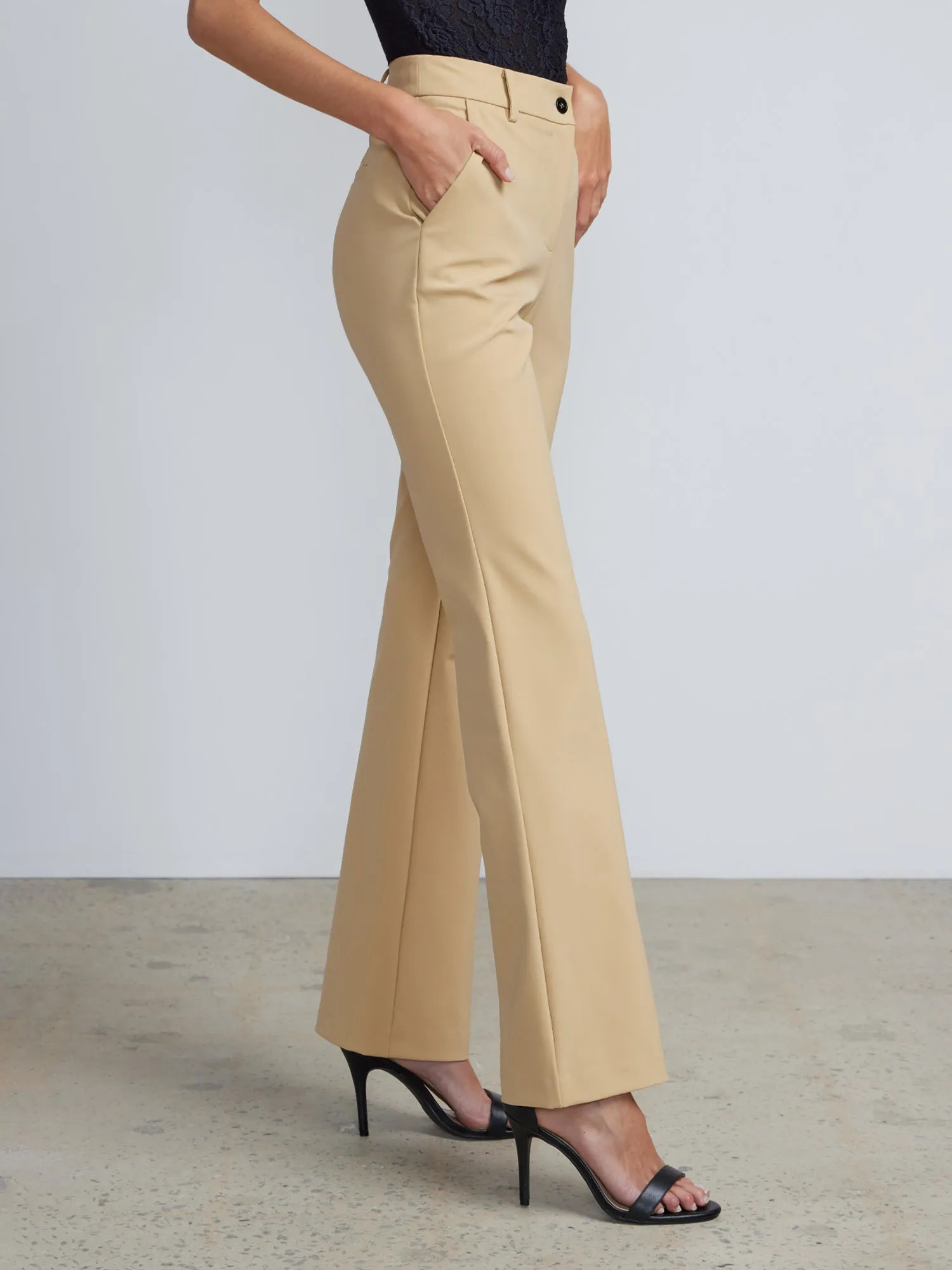 Petite High Rise Bootcut Pant