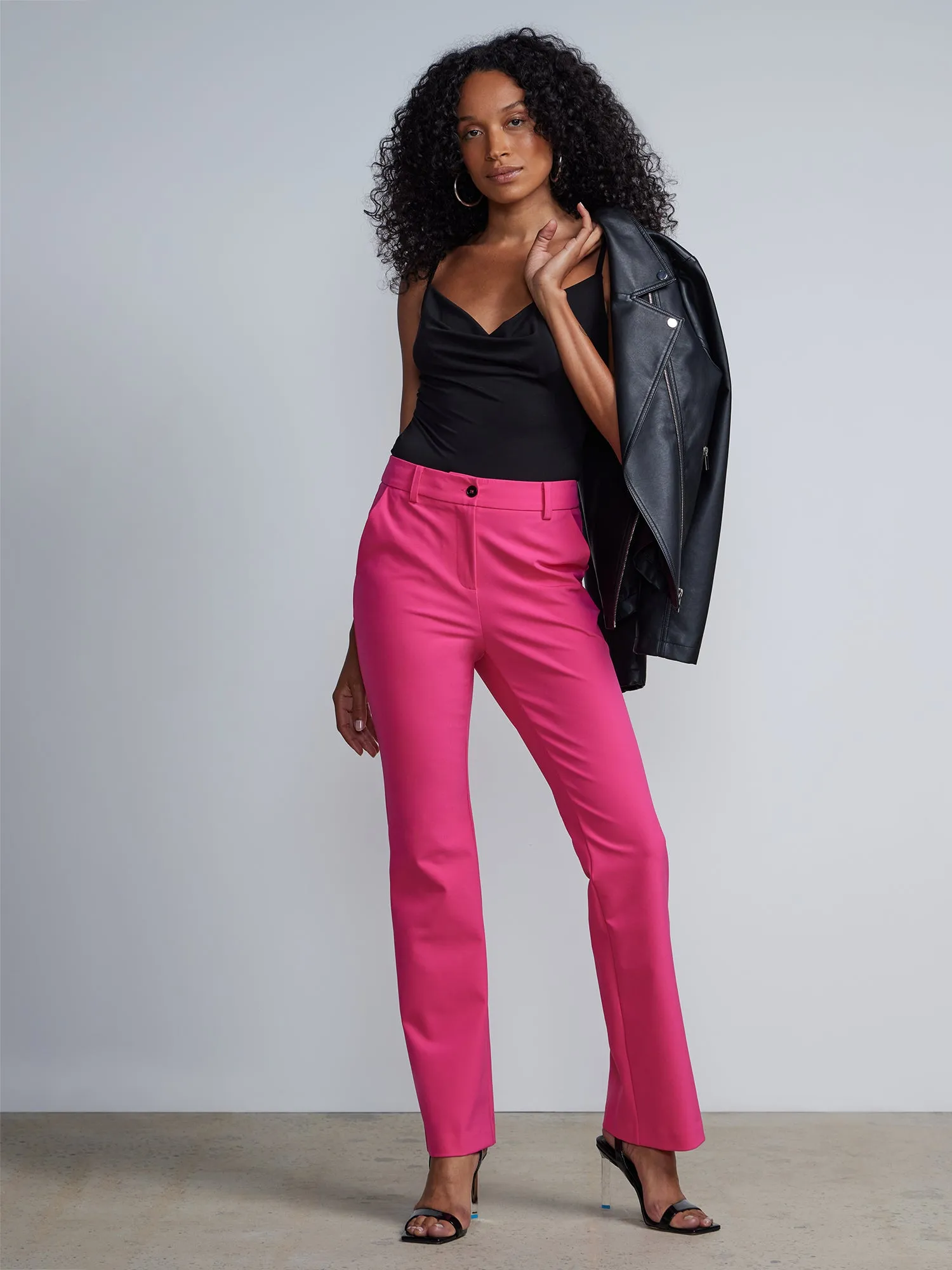 Petite High Rise Bootcut Pant