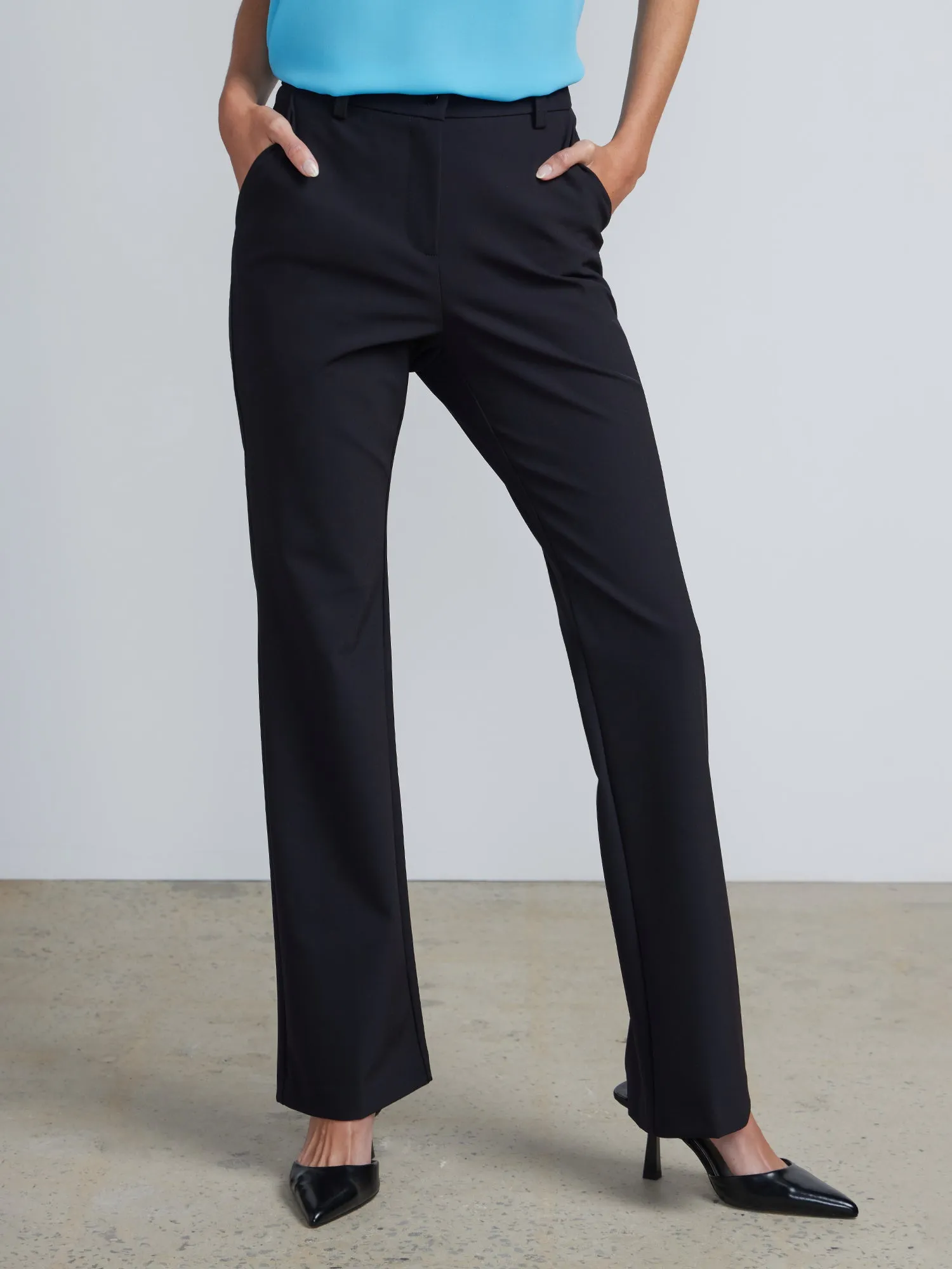 Petite High Rise Bootcut Pant