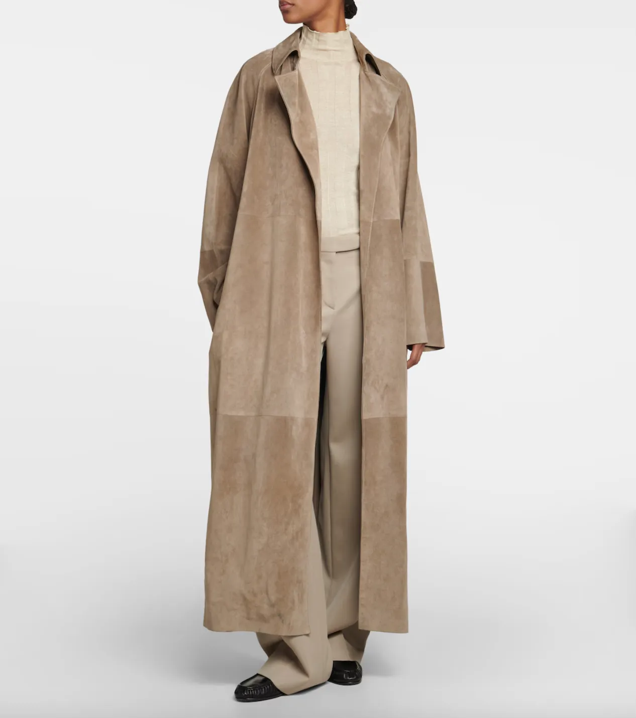 Poseidone Suede Coat