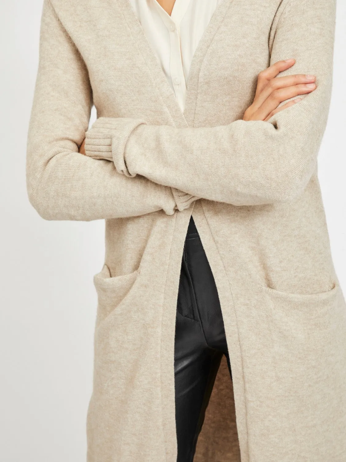 Sian Longline Cardigan (Natural)