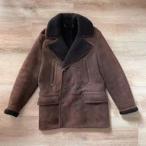 Suede Shearling Coat